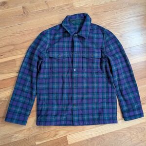 Plaid Button-Up Shirt